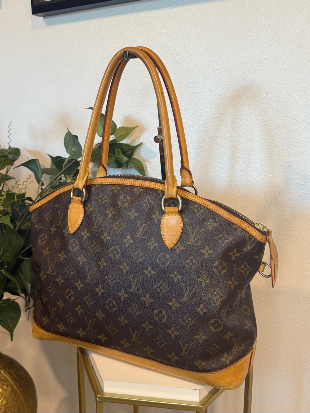 Louis Vuitton Monogram Lockit GM Tote Bag – Classic Zip Top Shoulder Bag FL1006 - Picture 2 of 11